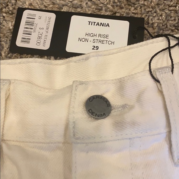 LF Carmar Jean White Titania Cargo Pocket Shorts - Picture 8 of 8